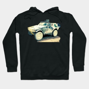 military vehicle Hoodie
